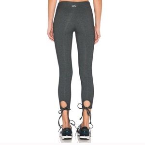 BEYOND YOGA lace-up capri leggings